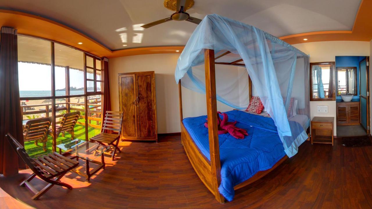 Sea Front Beach Huts Patnem Beach Exterior foto